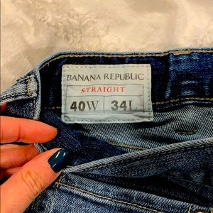 Men’s Banana Republic STRAIGHT fit jeans 40 x 34